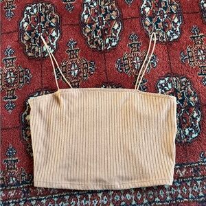 Forever 21 Beige Ribbed Camisole